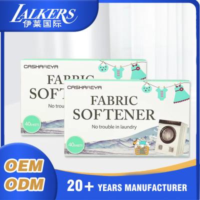 China Hypoallergenic Fabric Softener Dryer Sheets Fresh Scent Dryer Softener Sheet for sale