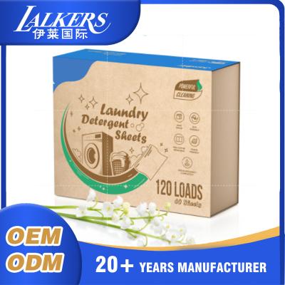 China Dissolves Easily Versatile Laundry Sheets Detergent Environmental Benefits for sale