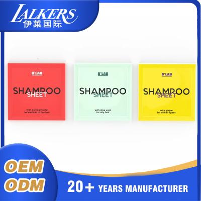 China Diepreinigende shampoo-platen biologisch afbreekbare haarconditionerplaten Te koop