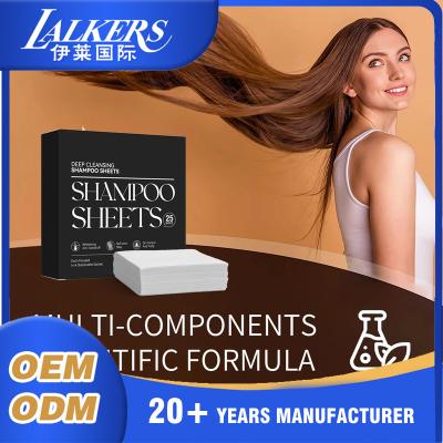 China ODM OEM Eco Friendly Shampoo Tablets Rich Foaming Conditioner Sheets Haarverzorging Te koop