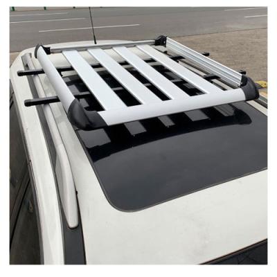 China Easy to assemble and install & Anti-Corrosion Aluminum Universal Car Top Travel Carrier Car Luggage Basket Camping Roof Rack For SUV for sale