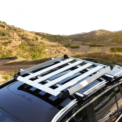 China Easy to assemble and install & Excellent Quality Anti-Corrosion Top Roof Rack Durable Aluminum Universal Roof Basket for sale