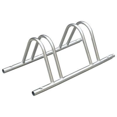 China Surface Treatment: Galvanized Warehouse Bicycle Storage Rack Clug 2 Bike Rack Indoor Outdoor Parking Lock Clip for sale