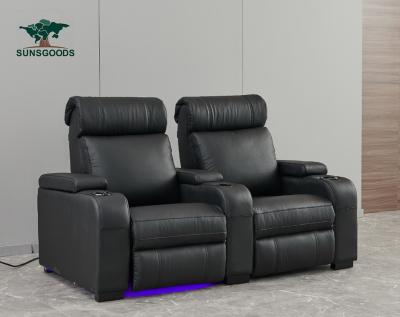 China Top Quality Modern Optional Color Customizable Recliner Seats Home Theater Furniture Living Room SUNSGOODS Sofa for sale