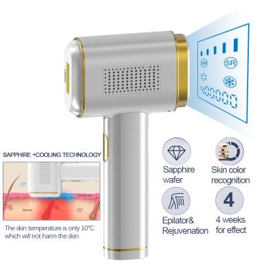 China Sapphire Ice Cool Mini Epilator Home Use Permanently Handheld Laser IPL Portable Electric Hair Removal Sapphire Chip for sale