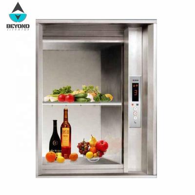 China BEYOND modern dumbwaiter lift food elevator / small elevator for goods / cargo lift / simple speed controls 220V/380V for sale