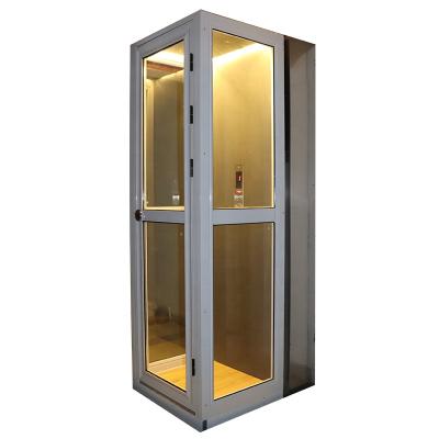 China Small Modern Compact Home Villa RESIDENTIAL Elevator Two Hydraulic Floors For Disabled And Elders for sale