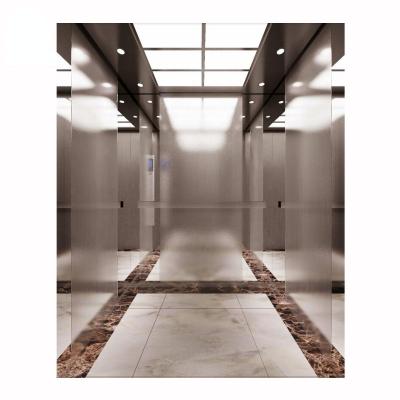 China Passenger Elevator Modern Residential Home Lift Small Indoor Elevators Grade Stainless Steel Cabin Pull Type for sale