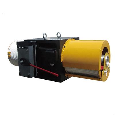 China Modern elevator motor price without counterweight/roller traction machine/gearless home use/residential start/PM drum-driven/strong for sale