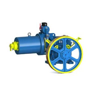 China Modern lift traction machine parts 500kg/630KG/680KG/750KG/TORIN DRIVE/YJ150/lift motor 6-9 people for passenge for sale