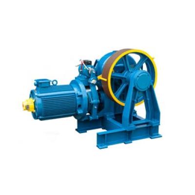 China Modern Elevator Geared Traction Machine DC Motor For Traction Machine Torindrive / YJ250A / 1500KG Elevator Traction Machinery for sale