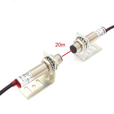 China Switch E3F-20C1/20L Laser Beam Photoelectric Infrared Proximity Sensor 20 Meters Visible Light Sensor E3F-20C1/20L for sale