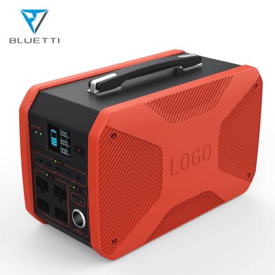 China Fast Charge Support Bluetti Lithium Generator Set 100W/200W/300W/500W Solar Power Station With AC Inverter for sale