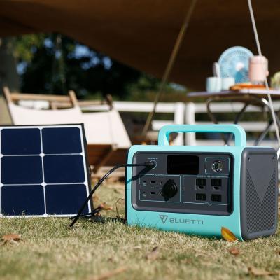 China Fast Power Bank Support 110V 220V 500W 1000W Charging Station Portable Solar Generator for sale