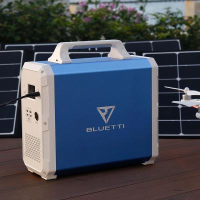 China 100V/110V/220V/240V fast charging support 1000W AC power lithium battery portable outdoor solar mobile power station for sale