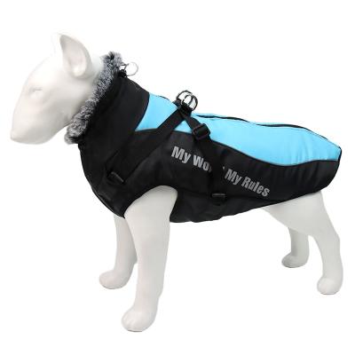 China Luxury Dog Sustainable Waterproof Dog Winter Coat Soft Warm Reflective Jacket For Large Dogs for sale