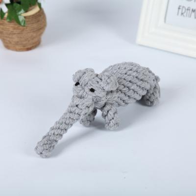 China Wholesale Manufacturer Viable Eco Rope Dog Toys Design Lion Elephant Crocodile Cute Dinosaur Animal Pet Toys Dog Chew for sale