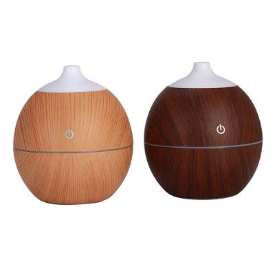 China Household Free Sample - Cool Mini Ultrasonic Mist Humidifier Wooden Aromatherapy Diffuser Air Humidifiers for sale