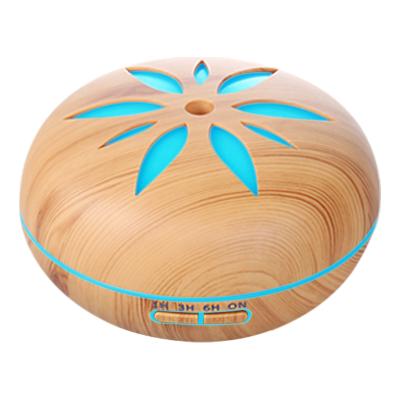 Κίνα 2022 Hot Selling Wooden Household Grain Aromatherapy Machine Aromatherapy Essential Oil Humidifier 7 Color Night Light Baby Diffuser προς πώληση