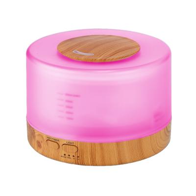 China Diffuser with BT Speaker 500ml AMZ Hot Selling Ultrasonic Aromatherapy Essential Oil Aroma Diffuser with Built-in LED Smart Speaker Diffuser for sale