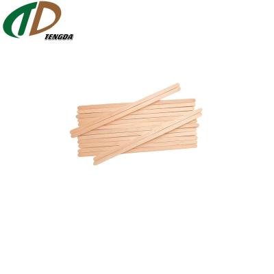 China Sustainable Support Customize Individually Wrapped Birch Wood Coffee Stirrer Sticks Food Grade Eco - Friendly for sale