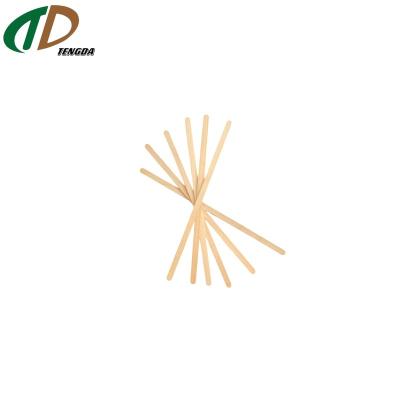 China Cheap viable chinese factory wholesale natural birch wooden coffee stirrer sticks for sale