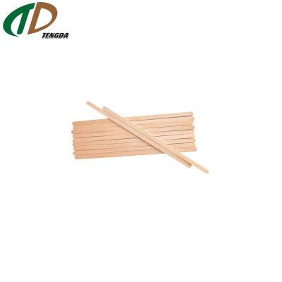 China Sustainable Wholesale New Product Eco-Friendly Disposable China Birch Wooden Stirrers Flavored Coffee Stir Sticks for sale