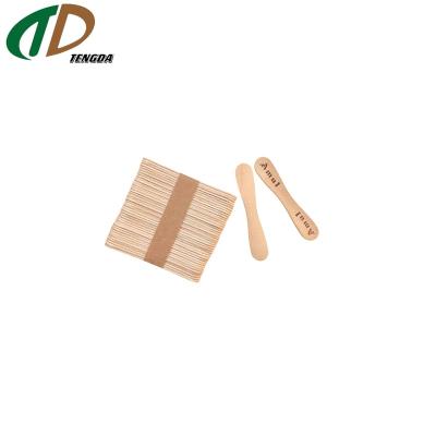 China Viable Disposable Natural Birch Ice Cream Wooden Scoop for sale