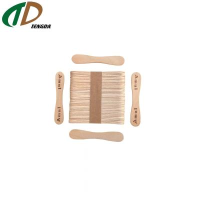 China China Sustainable Factory Cheap Individually Wrapped Birch Wooden Ice Cream Scoop for sale