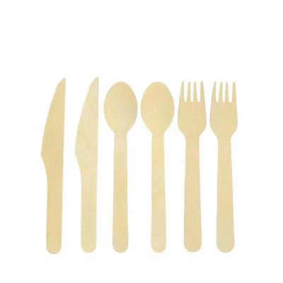 China Restaurant Tableware Spoon Disposable Natural Wooden Products Fashion Environmental Protection Simple Harmless Recyclable for sale