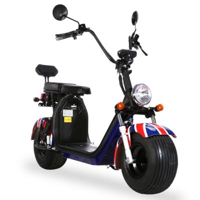 China 1500W Citycoco unisex electric scooter with lithium battery removable citycoco motorcycle for sale