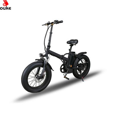 China Aluminum alloy Europe warehouse electric bicycle 20 inch fat foldable electric bicycle for sale