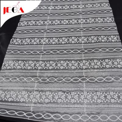 China Who respects the environment; 2020 swiss material fashion organza organza lace fabric for garment for sale