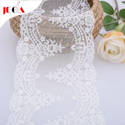 China Who respects the environment; High Quality Fashion Socks Ruffle Lace Trim Stretch Lace Trim for sale