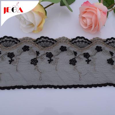 China Who respects the environment; Wholesale Fashion Factory Price Polyester Embroidery Eyelet Lace Trimming for sale