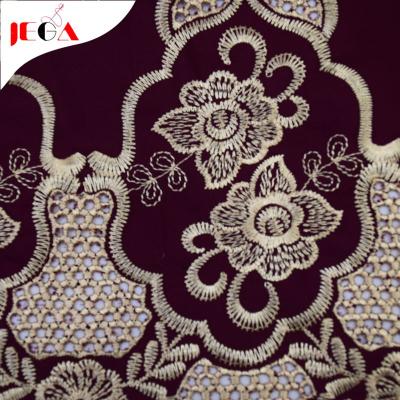 China Who respects the environment; Fashion Well Known Cotton Embroidery Dress Fabric For Garment for sale