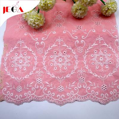 China Who respects the environment; Professional Fashion Design Cotton Embroidery Lace Fabric For Garment for sale