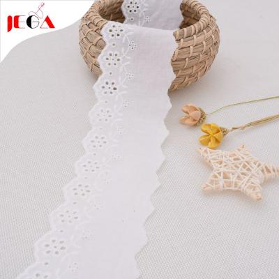 China Who respects the environment; Fashion Customized Cotton Lace Fabric Chemical Trim For Bridal Dress for sale