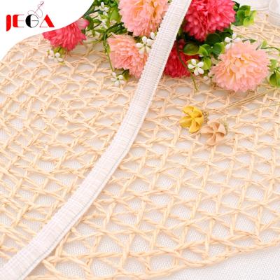 China Cheap mobile phone factory price raffia dip dye tassel fringe for sale