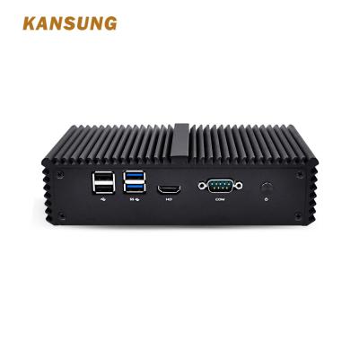 China OEM/ODM Linux Mini Pc Server 4 Lan Industrial Fanless Pc Ubuntu for sale