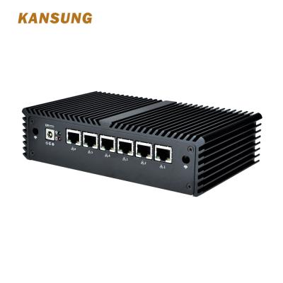 China OEM/ODM Kansung Mini Gigabit PC K555G6 Intel Kabylake 6 7th LAN Fanless Firewall Router i5 7200U PC for sale