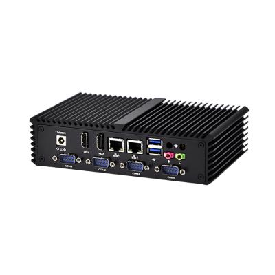 China Fanless System HD Graphics 4400 Core i3 i5 i7 Price 2 Dual LAN Intel Processor Mini Box PC for sale