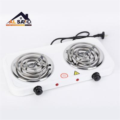 China AL SAYED Adjustable Temperature And HANYANG 2 Burner Stove Kitchen Hot Food High Quality Electric Cooking Appliances for sale