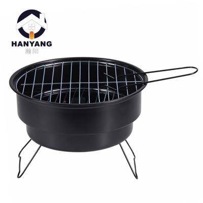 China Easily Assembled Portable Outdoor Charcoal Grills Folding Stainless Steel BBQ Smoker BBQ Grill Outdoor Kitchen For 3-5 Person for sale