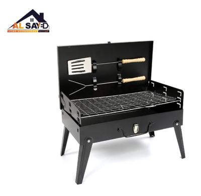 China AL SAYED Easily Assembled & HANYANG Easily Assembled Folding Grill Camping Portable Charcoal BBQ Grill Outdoor for sale