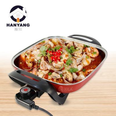 China Pan Electric Multi-Function Pizza Pan Multi-Function Non-Stick Square Bake Pan Red Blue Auto Body Power Glass Layer Technical Tempered Parts for sale