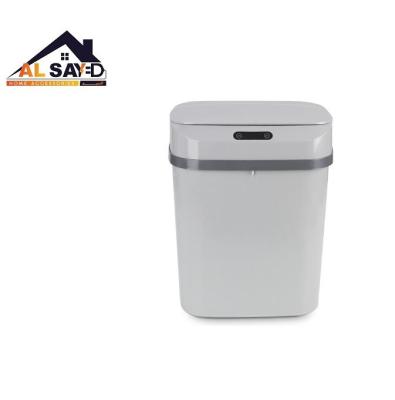 China Stored Trash Can Smart Automatic Contactless Rectangular Refillable Trash Can Smart Waste Bins for sale