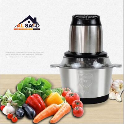 China High Efficiency 2L Electric Chopper Cocina Shredder Food Chopper Stainless Steel Household Processor Kitchen Power Tools for sale