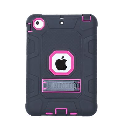 China Silicon Dual Layer Case Hybrid Shockproof Cover Device For iPad Mini 7.9