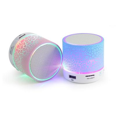 China Mini Speaker A9 Wireless Subwoofer LED Speaker Stereo High Fidelity Player For IOS Android Mobile Phone for sale